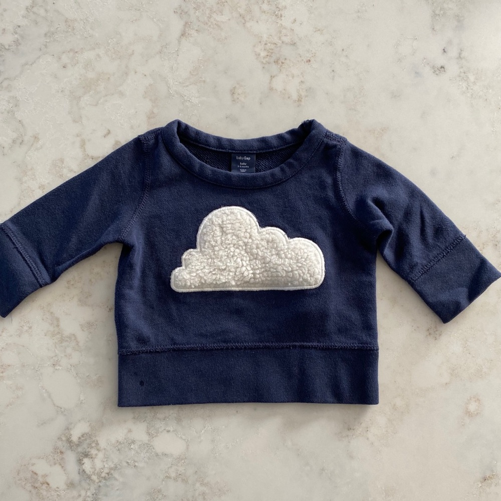 Baby Gap fluffy cloud sweatshirt